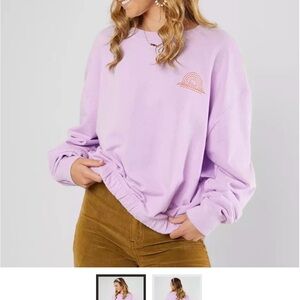 Billabong Light Purple Keep Dreamin’ Sweatshirt/Pullover Medium
